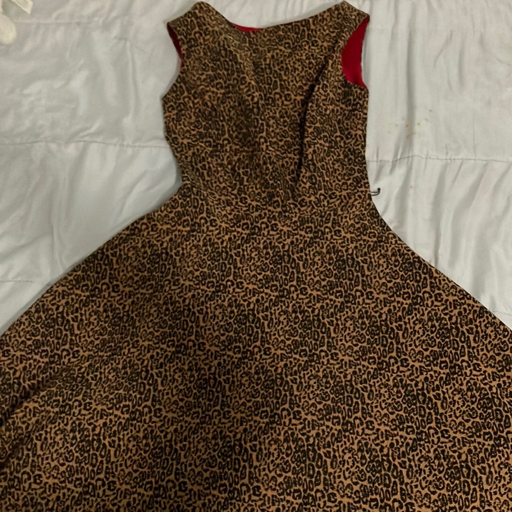 Cheetah print flowy Tatyana xs dress